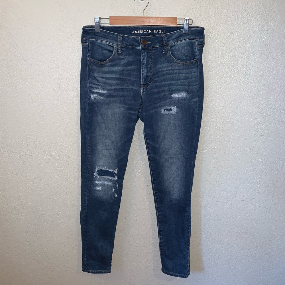 American Eagle Distressed Skinny Jeans
